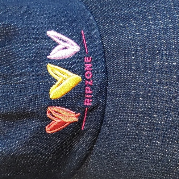 NWT Embroidered Denim Baseball Cap - Picture 6 of 13